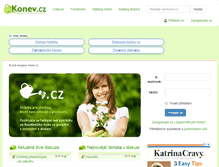 Tablet Screenshot of konev.cz